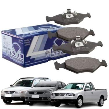 Imagem de Jogo 4 Pastilhas Freio Dianteira VW Gol G4 G5 Parati Saveiro - SYL, PA