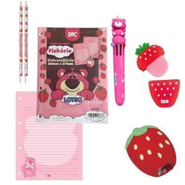 Imagem de Kit Papelaria completo refil fichario lotso - dac