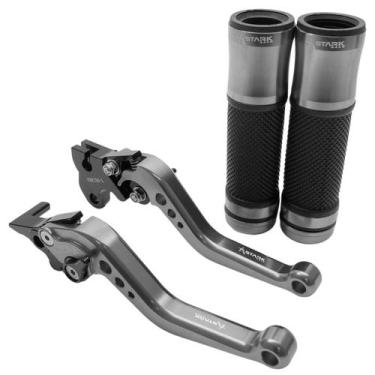 Imagem de Kit Manete Manopla Esportivo Nx 200 400 Falcon Bros Tornado Xr 300 Xlx