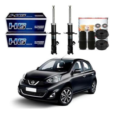 Imagem de Kit Amortecedor Dianteiro March 1.0 1.6 2015 A 2020 - Nakata