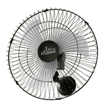 Imagem de Ventilador Parede 60cm Delta Premium Preto Biturbo Mais Forte e Potent