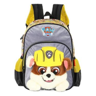 Imagem de Mochila Escolar Infantil G IS40901PA Patrulha Canina Luxcel Pelúcia Co