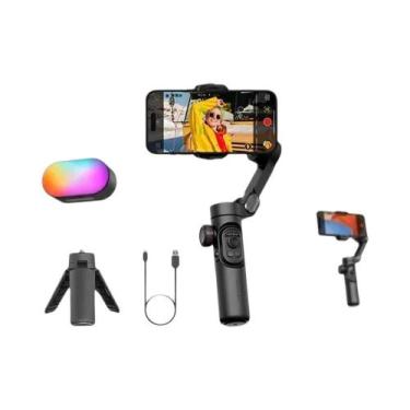 Imagem de Estabilizador De Gimbal Portátil Dobrável De 3 Eixos Inteligente Para 