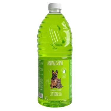Imagem de Desinfetante Elimina Odor Xixi e Fezes Pet 2L Citronela - Animalissimo