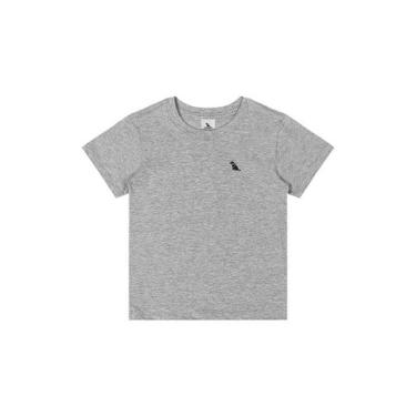 Imagem de Camiseta para Menino em Algodão Quimby, Cinza, 4