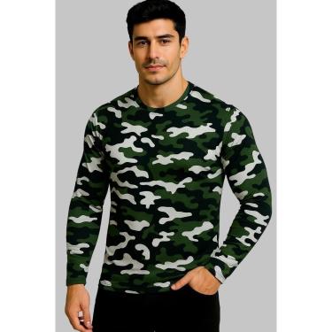 Imagem de Camisa Masculina Manga Longa Camuflada Proteção Solar Uv 50-Masculino