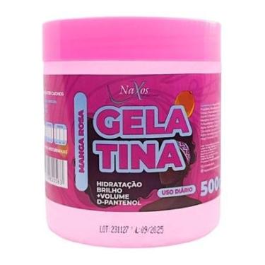 Imagem de Gelatina Hidratação Definição De Cachos E Volume Manga Rosa 500g Naxos-Unissex