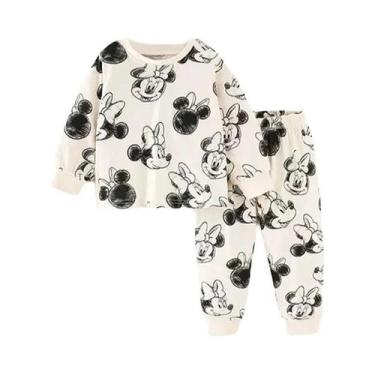 Imagem de Conjunto De Pijamas De Algodão Para Bebês Meninos E Meninas 0-4 Anos R