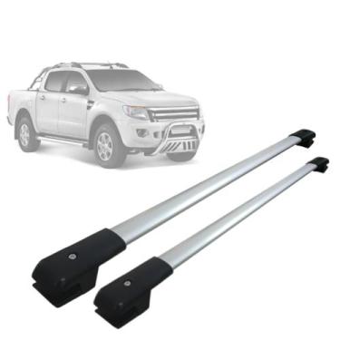 Imagem de Rack Bagageiro De Teto Travessa Ford Ranger 2013 a 2022 Alumínio MN-52