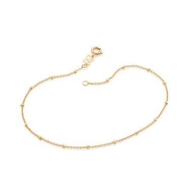 Imagem de Tornozeleira folheada a ouro 18k mede 25 cm rommanel 551385