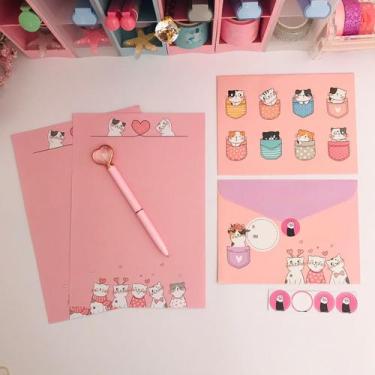 Imagem de Kit Papeis de Carta com Envelope La Palomita - Buendia