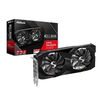 Imagem de Placa de Vídeo AsRock AMD Radeon RX 6600 Challenger D 8GB GDDR6 128 Bi