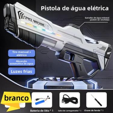 Imagem de Pistola De Água Elétrica Para Meninos, Brinquedo De Verão Com Grande C