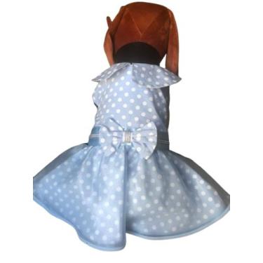 Imagem de Vestido de festa para cães - Totó & Cia, Azul, 6