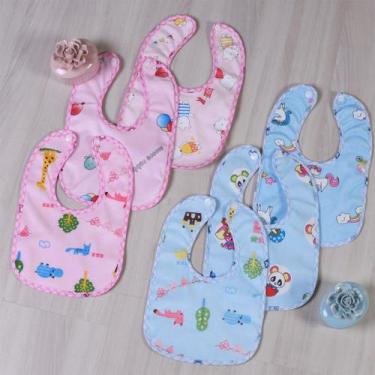Imagem de Babador Sorriso para Bebê 19x26cm Bene Casa Rosa