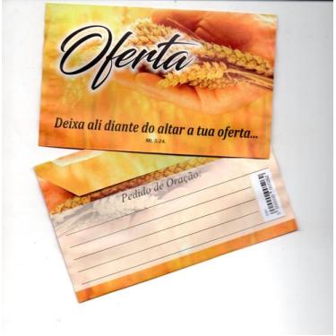 Imagem de Envelopes para Campanha com 100 UNIDADE II - SC, Oferta trigo 