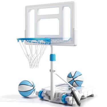 Imagem de Aro de basquete para piscina BACKYARD BLITZ 81 cm portátil e à prova d