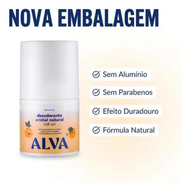 Imagem de DESODORANTE ROLL ON INFANTIL LARANJA DOCE 50ml ALVA
