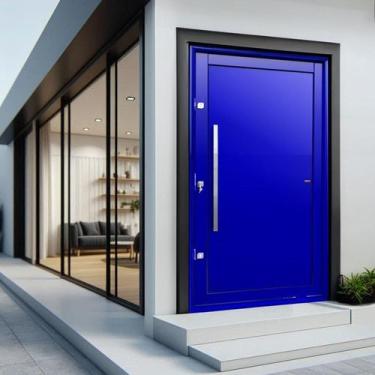 Imagem de Porta Pivotante Lambril com Puxador Elite 240CMX150CM Abertura Esquerd