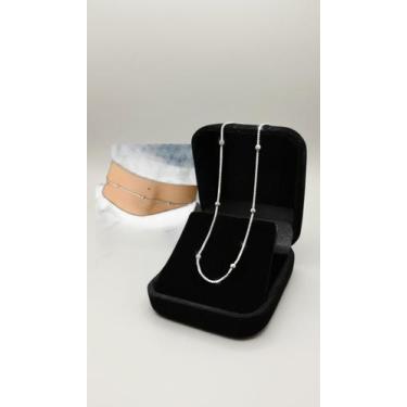 Imagem de Tornozeleira Bolinha Prata 925 Legítima Veneziana - Congratulations St