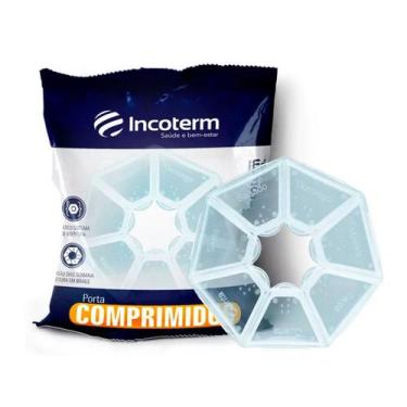 Imagem de Porta comprimidos - INCOTERM, BRANCO TRANSLÚCIDO