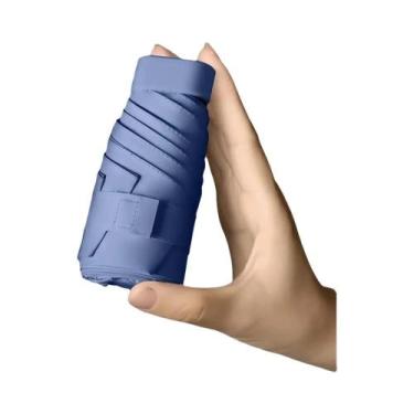 Imagem de Guarda-chuva Compacto Mini Feminino UPF 50+ Portátil Com Proteção UV P