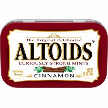 Imagem de Pastilhas Bala Altoids Curiously Strong Mints Cinnamon Canela Lata 50g