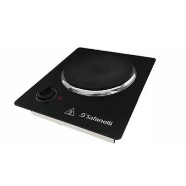 Imagem de Fogao eletrico safanelli 1 boca embutir preto fge 220v, 220V