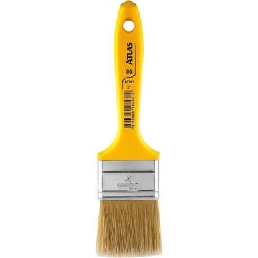 Imagem de Pincel Trincha Média Atlas 50 Mm Sintético Para Tinta óleo E Esmalte S
