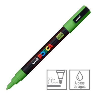 Imagem de Caneta Posca Marcador PC-3M Maçã Verde 72 Uni-Ball - Uni Ball