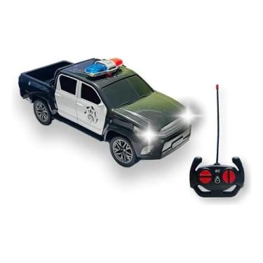 Imagem de Carrinho Controle Remoto Policia Blazer Rota Luz Caminhonete - Congrat
