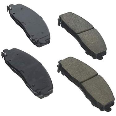 Imagem de BOSCH BE1589H Conjunto de pastilhas de freio a disco de cerâmica azul com hardware - compatível com Chrysler Pacifica, Town & Country, Voyager; Dodge Grand Caravan, Journey; Jeep Gladiator; Ram C/V;