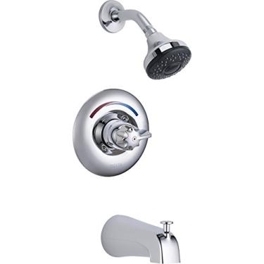 Imagem de Delta Faucet T13H233 11T Acabamento universal para banheira e chuveiro, cromado