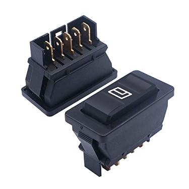 Imagem de weideer 2 peças de interruptor de janela de carro de 5 pinos 12 V 20 A controle de janela elétrica de elevação de janela com luz LED K-010
