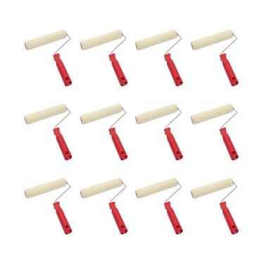 Imagem de Kit 12 Rolo Bernina 15cm Pintura Tinta Epoxi E Acrilica Roma