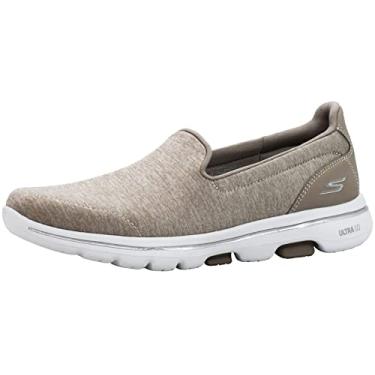 Imagem de Skechers Tênis feminino Go Walk 5-Honor, Cinzento-acastan, 11