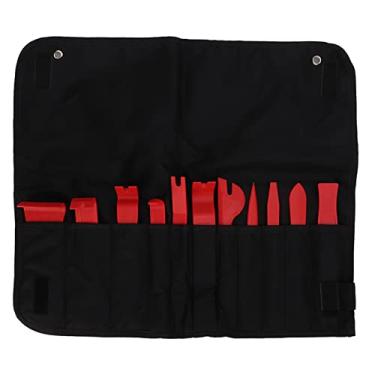Imagem de Aramox Ferramenta de remoção de áudio, conjunto de ferramentas de remoção de acabamento ergonômico, à prova de arranhões, sem perdas para reparo de painel de porta de rádio de carro