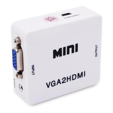 Imagem de Mini Adaptador Conversor Vga Para Hdmi