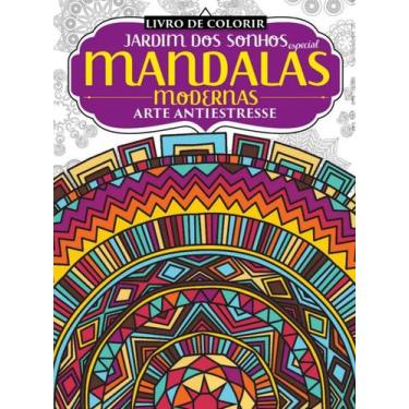 Imagem de Livro - Livro Colorir Jardim Dos Sonhos Especial - Mandalas Modernas