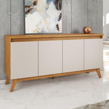 Imagem de Buffet para Sala de Jantar 156 x 76,6cm Eifel Viero Marrom/Off White