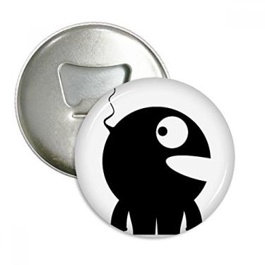 Imagem de Emblema Multifuncional Universe Alien Monster Alien Abridor de Garrafas Ímã de Geladeira