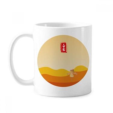 Imagem de Caneca Circular White Dew Twenty Four Solar Term Cerâmica Café Porcelana Utensílios de Mesa