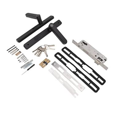 Imagem de Fechadura de Combinação Inteligente, Fechadura de Combinação de Impressão Digital Silenciosa Cabeça de Impressão Digital Semicondutor Dupla Face para Hotel