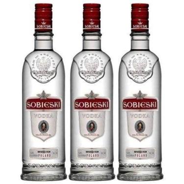 Imagem de 3X Vodka Polonesa Sobiesky 1 Litro - Ketel One