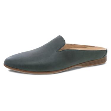 Imagem de Dansko Women's Lexie Green Milled Slip-on Flat Mule 5.5-6 M US