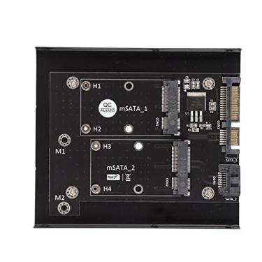 Imagem de Dpofirs Placa adaptadora MSATA SSD para SATA (SSD mSATA para qualquer porta SATA3), suporta tamanho completo (50,95 x 30 mm) mSATA SSD e interface de armazenamento SATA3 de 6 Gbps