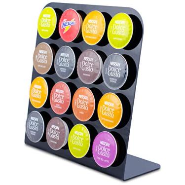 Imagem de Porta Cápsula Acrílico Dolce Gusto Preto - 16 un.