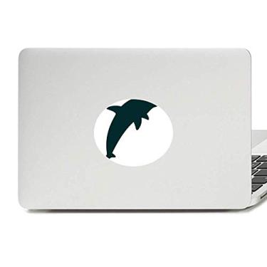 Imagem de Decalque de notebook com emblema de vinil de golfinho da Blue Ocean Streamline
