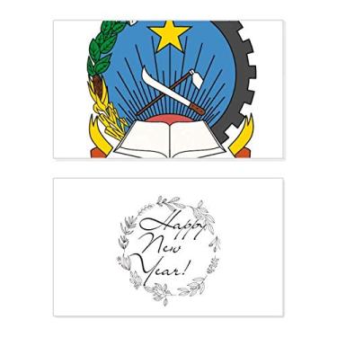 Imagem de Luanda Angola Emblema Nacional de Ano Novo Festival Cartão de felicitações Mensagem Abençoada Presente