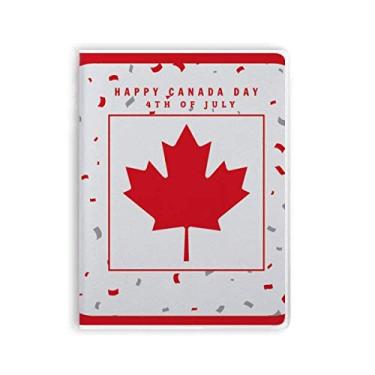 Imagem de Diário de capa macia Happy Canada Day 4 de julho, folha de bordo